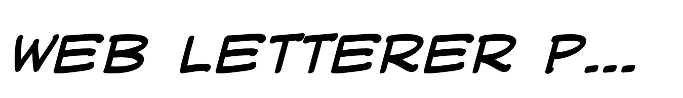 Web Letterer Pro BB Italic